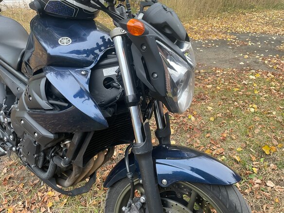 2009 Yamaha XJ6 (FZ6R), синий, 500000 рублей