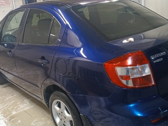 2008 Suzuki SX4 I (Classic), синий, 435000 рублей - вид 2