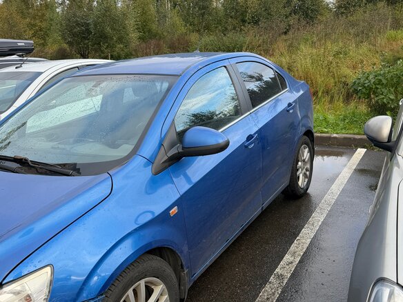 2014 Chevrolet Aveo II, синий - вид 2
