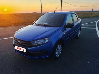 2019 Lada (ВАЗ) Granta I Рестайлинг, синий, 565000 рублей, вид 1