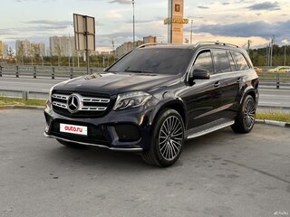 2017 Mercedes-Benz GLS 400 I (X166), синий, 5300000 рублей, вид 2