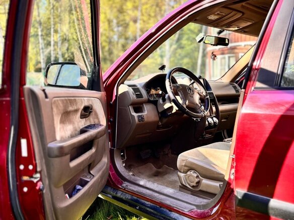 2002 Honda CR-V II, пурпурный, 500000 рублей - вид 5