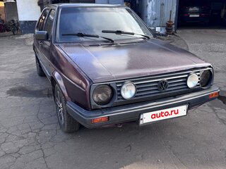 1991 Volkswagen Golf II, красный, 150000 рублей, вид 2