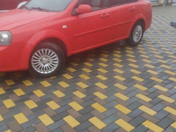 2007 Chevrolet Lacetti I, красный, 260000 рублей - вид 1