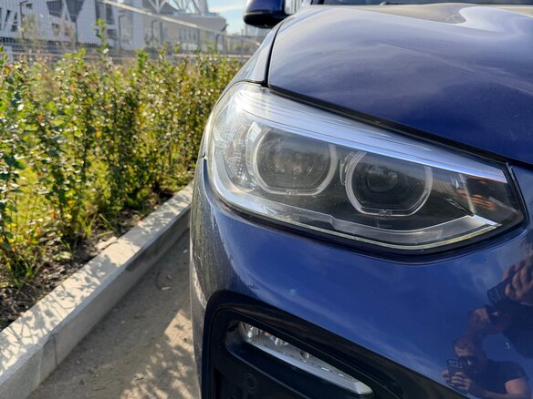 2019 BMW X4 20i II (G02), синий - вид 6