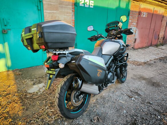 2014 Suzuki V-Strom 1000, серый, 690000 рублей - вид 5