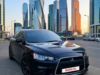 2008 Mitsubishi Lancer X, чёрный, 1150000 рублей, вид 4
