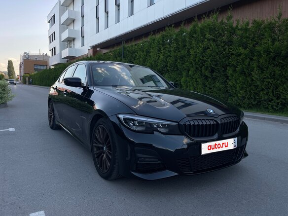 2019 BMW 3 серии 320d VII (G2x), чёрный, 2650000 рублей