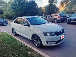 2014 Skoda Rapid I, белый, 750000 рублей, вид 3