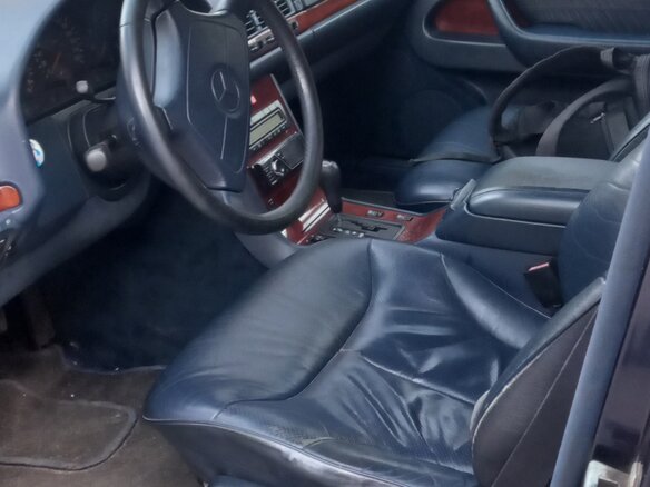 1997 Mercedes-Benz S-Класс 300 III (W140) Рестайлинг, синий, 1400000 рублей - вид 6