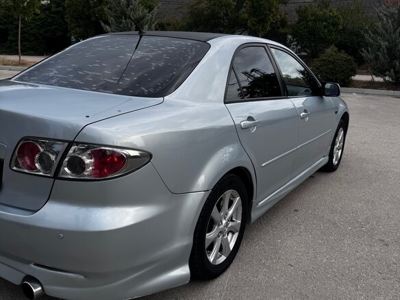 2007 Mazda 6 I (GG) Рестайлинг, серебристый - вид 4