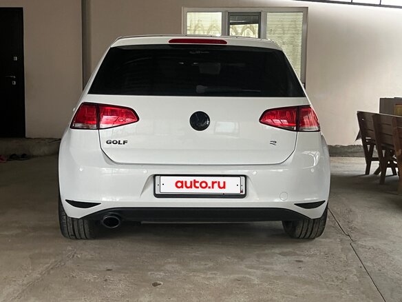 2014 Volkswagen Golf VII, белый - вид 12