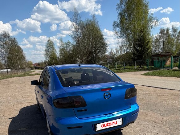 2006 Mazda 3 I (BK) Рестайлинг, синий - вид 14