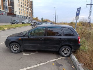 2009 Lada (ВАЗ) Kalina I, чёрный, 175000 рублей, вид 4