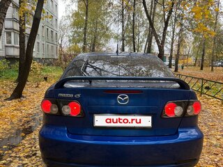 2005 Mazda 6 I (GG) Рестайлинг, синий, 350000 рублей, вид 3
