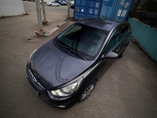 2013 Hyundai Solaris I, серый, 450000 рублей, вид 4