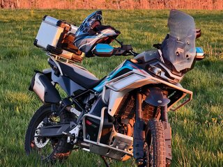 2025 CFMoto 800MT-X, голубой, 869000 рублей, вид 3