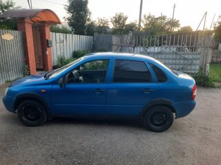 2006 Lada (ВАЗ) Kalina I, синий, 120000 рублей, вид 4