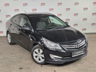 2016 Hyundai Solaris I Рестайлинг, чёрный, 899000 рублей, вид 1