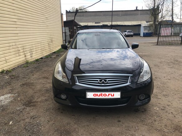 2012 Infiniti G25 IV, чёрный, 1200000 рублей - вид 1