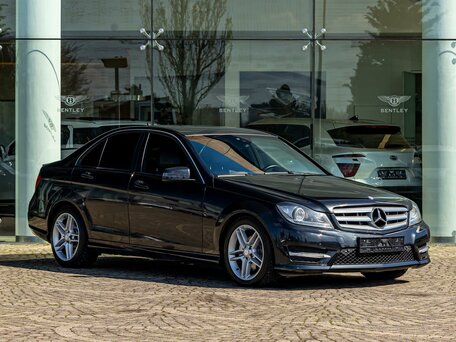 2014 Mercedes-Benz C-Класс 180 III (W204) Рестайлинг, чёрный, 1485000 рублей, вид 3