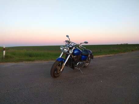 2003 Kawasaki VN1600 Vulcan, синий, 550000 рублей, вид 3