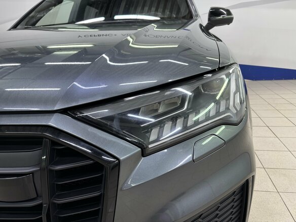 2022 Audi Q7 45 TDI II (4M) Рестайлинг, серый - вид 16