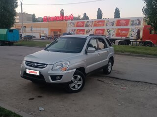2008 Kia Sportage II Рестайлинг, серебристый, 945000 рублей, вид 1