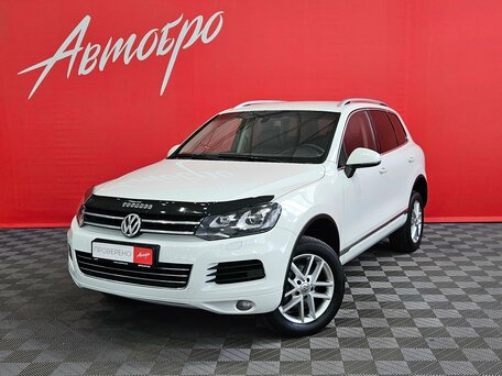 2013 Volkswagen Touareg II, белый, 1790000 рублей, вид 1