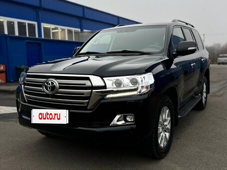 2020 Toyota Land Cruiser 200 Series Рестайлинг 2, чёрный, 6350000 рублей, вид 1