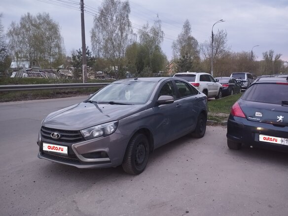 2017 Lada (ВАЗ) Vesta I, серый, 590000 рублей - вид 1