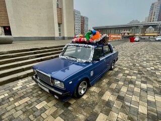 2007 Lada (ВАЗ) 2107, синий, 250000 рублей, вид 5