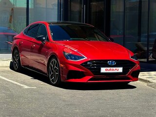 2021 Hyundai Sonata N-Line VIII (DN8), красный, 2750000 рублей, вид 4
