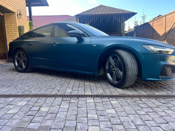 2019 Audi A7 55 TFSI II (4K), зелёный, 5300000 рублей - вид 7