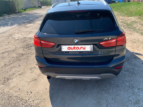 2017 BMW X1 18d xDrive II (F48), серый - вид 3