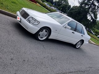 1996 Mercedes-Benz S-Класс 320 III (W140) Рестайлинг, белый, 2000000 рублей, вид 2