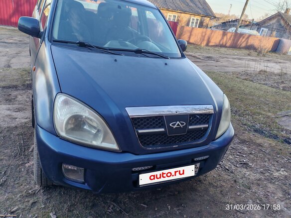 2007 Chery Tiggo (T11) I, синий, 230000 рублей