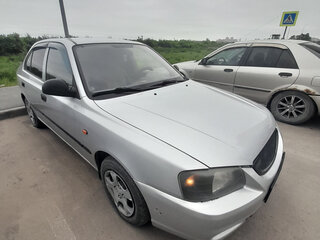 2004 Hyundai Accent ТагАЗ II, серебристый, 350000 рублей, вид 5