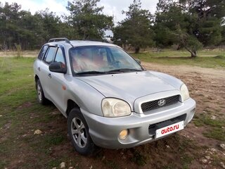 2002 Hyundai Santa Fe I, серый, 649000 рублей, вид 2