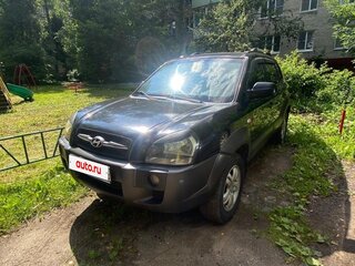 2005 Hyundai Tucson I, чёрный, 650000 рублей, вид 1