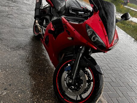 2007 Yamaha YZF-R6, красный, 650000 рублей, вид 1
