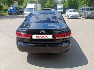 2007 Hyundai Sonata V (NF), чёрный, 455000 рублей, вид 4