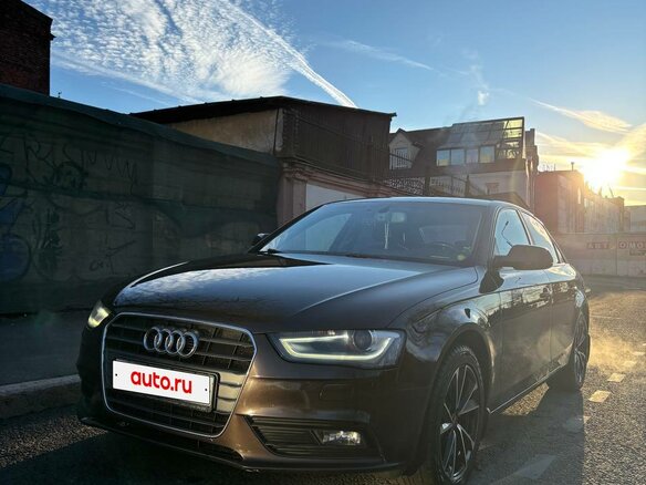 2014 Audi A4 IV (B8) Рестайлинг, коричневый, 1100000 рублей - вид 2