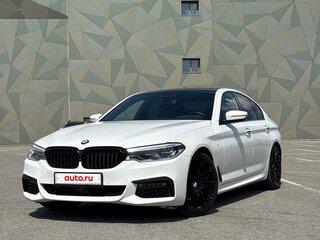 2017 BMW 5 серии 520d VII (G30/G31/G38), белый, 3200000 рублей, вид 2