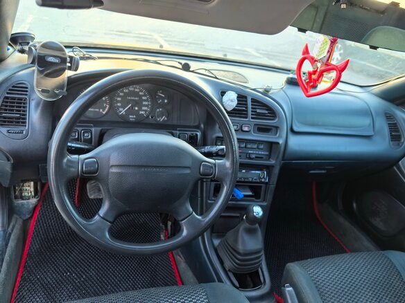 1995 Mazda 323 V (BA), чёрный, 190000 рублей - вид 12