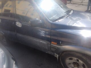 1997 SsangYong Musso I, синий, 180000 рублей, вид 4
