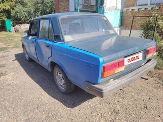 2002 Lada (ВАЗ) 2107, синий, 75000 рублей, вид 4