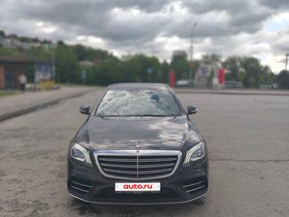 2019 Mercedes-Benz S-Класс 350 d Long VI (W222, C217) Рестайлинг, чёрный, 4950000 рублей, вид 3
