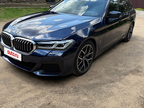 2021 BMW 5 серии 540d xDrive VII (G30/G31/G38) Рестайлинг, синий