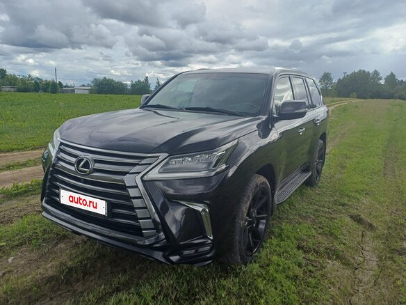 2016 Lexus LX 450d III Рестайлинг 2, чёрный, 5999000 рублей